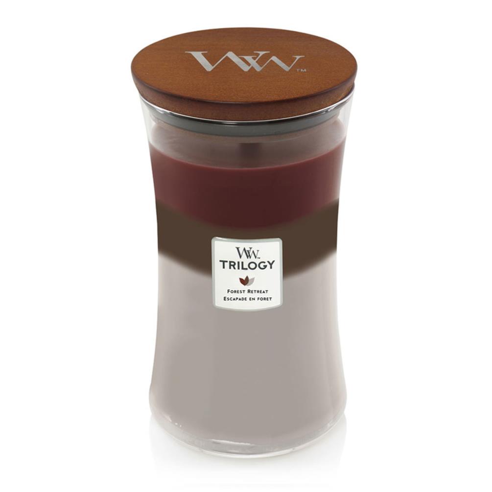 WoodWick Forest Retreat Large Hourglass Candle Extra Image 1
